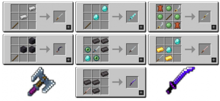  MC Dungeons Weapons  Minecraft 1.16.3