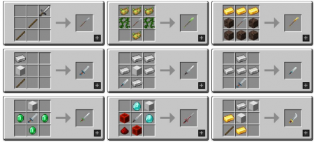  MC Dungeons Weapons  Minecraft 1.16.3