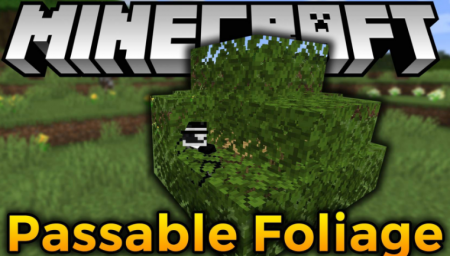  Passable Foliage  Minecraft 1.16.4