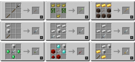  MC Dungeons Weapons  Minecraft 1.15.1