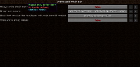  Overloaded Armor Bar  Minecraft 1.16.2