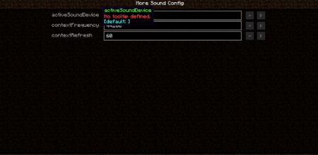  Sound Device Options  Minecraft 1.15.2