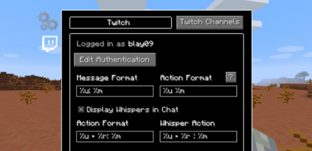  Twitch Integration  Minecraft 1.16.3