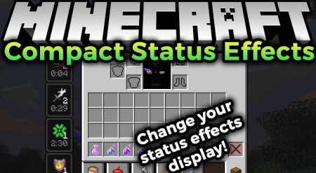  Compact Status Effects  Minecraft 1.16.4
