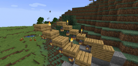  Torch Slabs  Minecraft 1.15.2