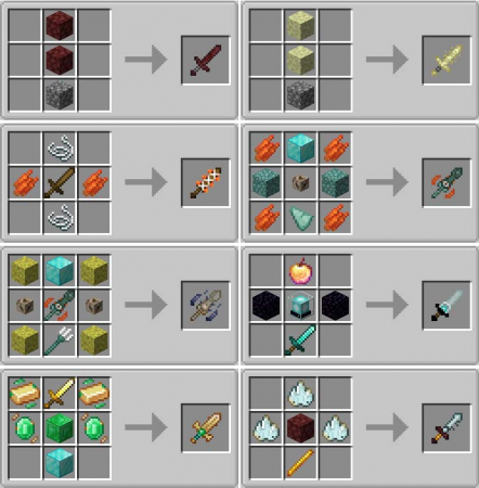  Useless Swords  Minecraft 1.16.4