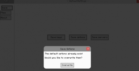  DefaultSettings  Minecraft 1.16.5