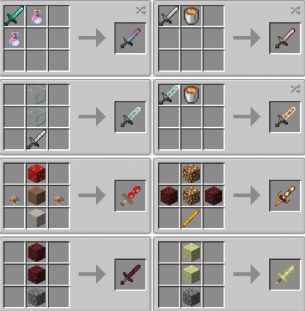  Useless Swords  Minecraft 1.16.1