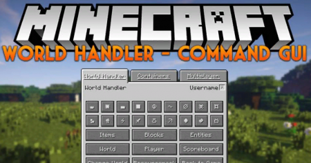  World Handler  Command GUI  Minecraft 1.16.4