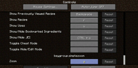  SimpleZoom  Minecraft 1.15.2