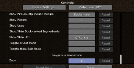  SimpleZoom  Minecraft 1.15.1