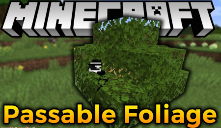  Passable Foliage  Minecraft 1.15.1