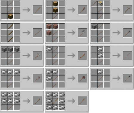  Post Apocalypse Tools and Weapons  Minecraft 1.12.2