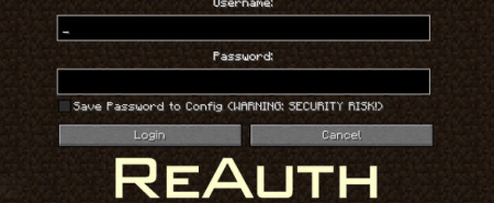  ReAuth  Minecraft 1.16.5