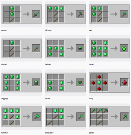  Easy Emerald Tools and More  Minecraft 1.16.5