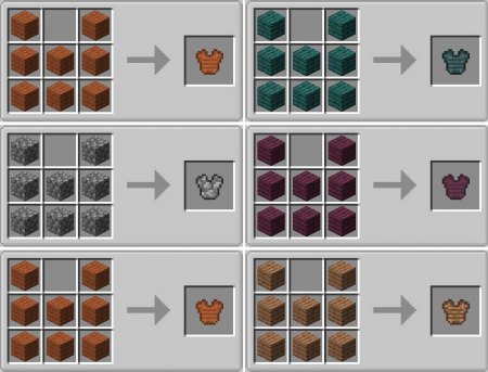  Wooden Stone Armors  Minecraft 1.16.4