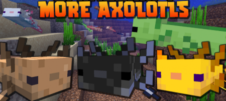 Скачать More Axololts для Minecraft 1.16.5