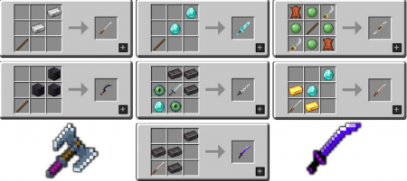  MC Dungeons Weapons  Minecraft 1.17