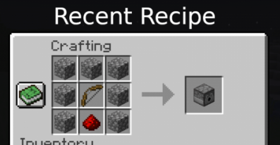  Recent Recipe  Minecraft 1.16.5