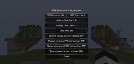  FPS Reducer  Minecraft 1.17