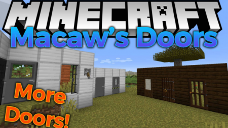  Macaws Doors  Minecraft 1.15