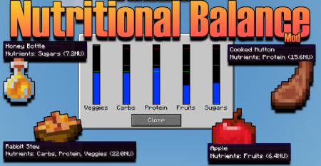  Nutritional Balance  Minecraft 1.17