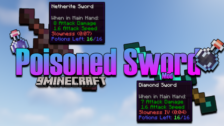  Poisoned Sword  Minecraft 1.17.1