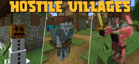  Hostile Villages  Minecraft 1.17.1