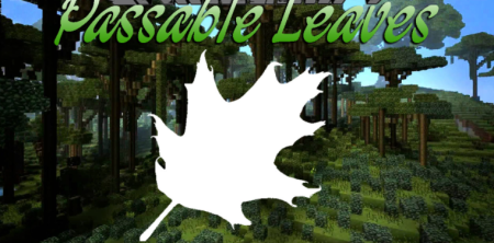  Passable Leaves  Minecraft 1.17