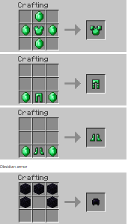  Emerald & Obsidian  Minecraft 1.15.2