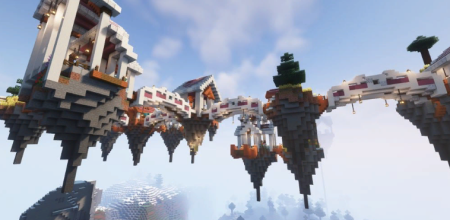  Sky Villages  Minecraft 1.17