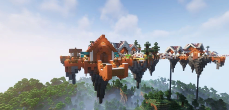  Sky Villages  Minecraft 1.17