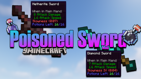  Poisoned Sword  Minecraft 1.16.4