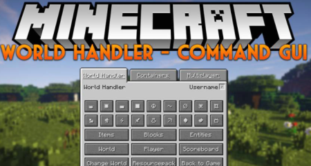  World Handler  Command GUI  Minecraft 1.18