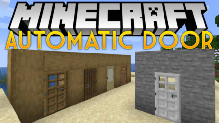  Automatic Door  Minecraft 1.17.1