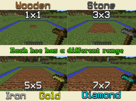  Improved Hoes  Minecraft 1.18.1