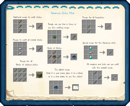  Advanced Sticks  Minecraft 1.18