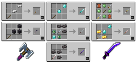  MC Dungeons Weapons  Minecraft 1.18.1