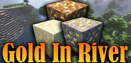  Gold in River  Minecraft 1.16.4