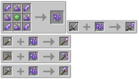  Amethyst Tools  Minecraft 1.17.1