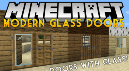  Modern Glass Doors  Minecraft 1.17.1