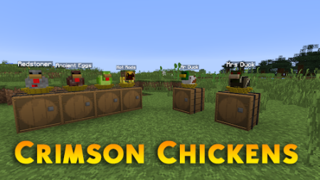  Crimson Chickens  Minecraft 1.16.4