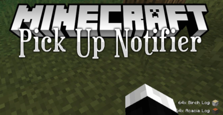  Pick Up Notifier  Minecraft 1.18.1