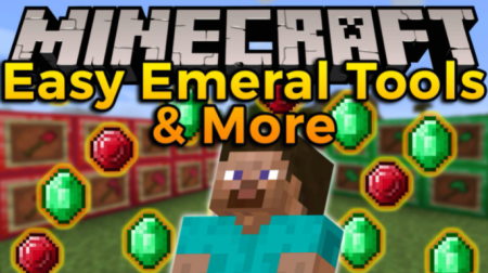  Easy Emerald Tools & More  Minecraft 1.18.1