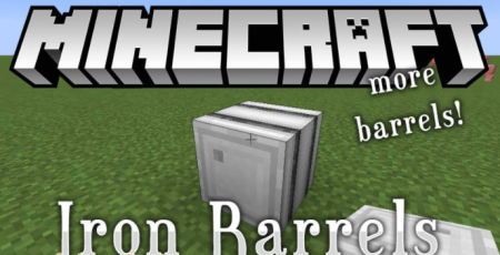  Iron Barrels  Minecraft 1.17.1