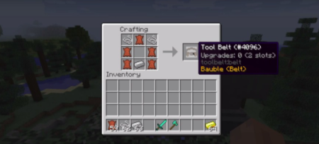  Tool Belt  Minecraft 1.18.1