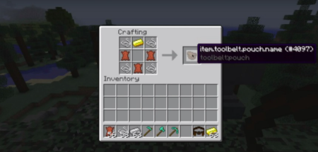  Tool Belt  Minecraft 1.18.1