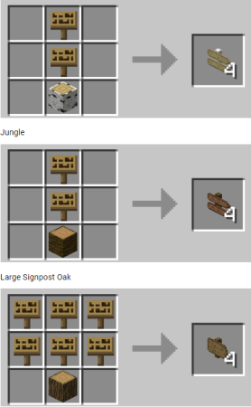  Signpost  Minecraft 1.18.2