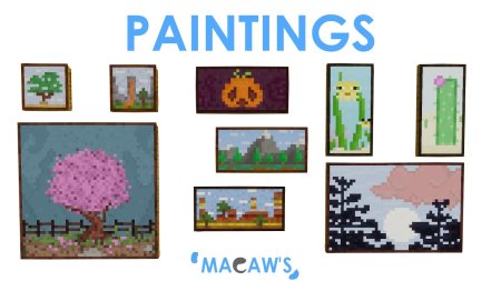  Macaws Paintings  Minecraft 1.17.1