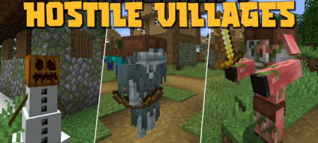  Hostile Villages  Minecraft 1.18.2